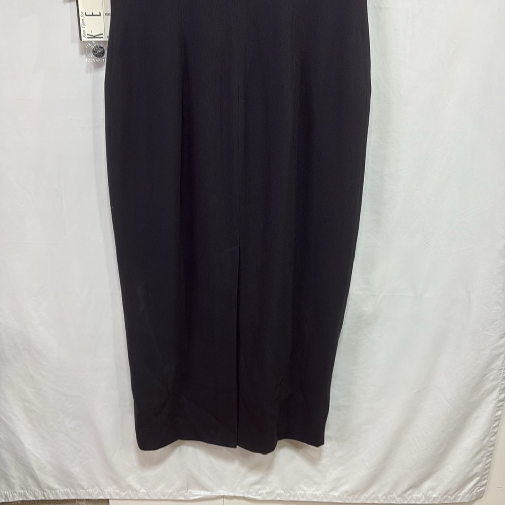 ๐ nwt Kenar triacetate fitted maxi suit dress sleeveless - Picture 8 of 10